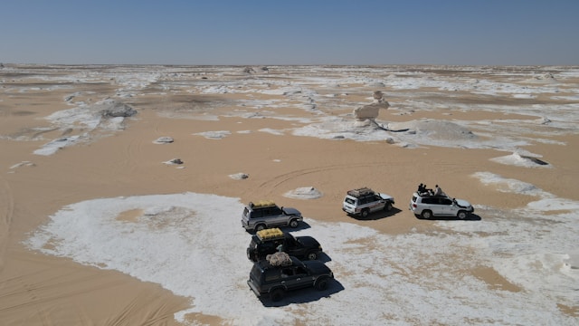 Routes dans les déserts mojaviens